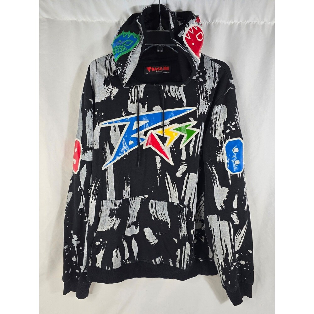 Bass by Ron Bass Sweatsuit Drawstring Hoodie Size 2XL